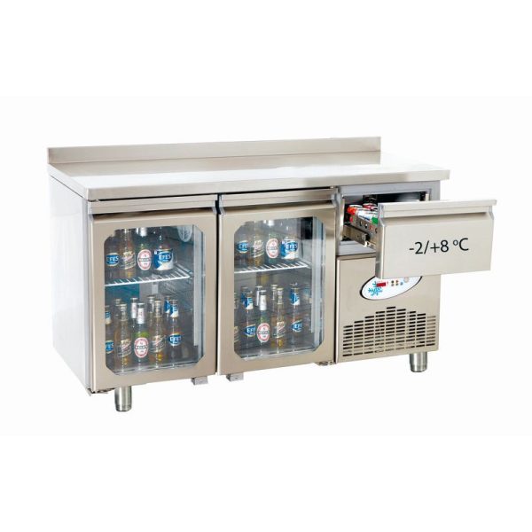 Bar Serisi Yatay Buzdolapları Motor Üstü Çekmeceli - Görsel 3