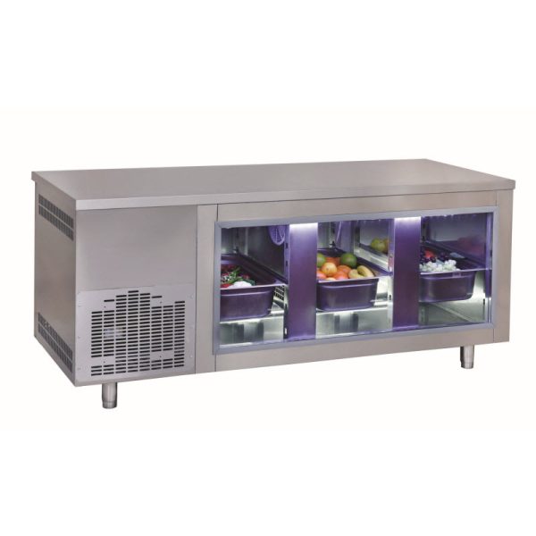 Önü Camlı Yatay Buzdolapları